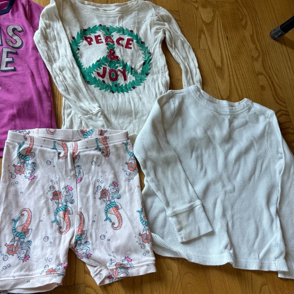 14 Piece Girls Pajamas Sets 2 Pc Lot Sizes 4T 4 5 5T XS Small Fall Spring Winter